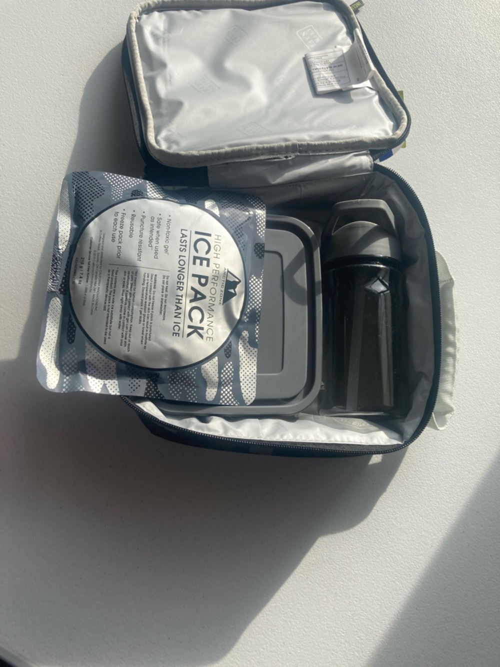 Arctic Zone camo print lunch box BPA food and drink container & ice pack - Picture 6 of 17